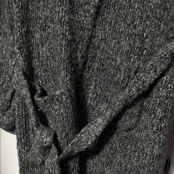 RW&CO. Gray Knit Cardigan Sweater wool blend - Picture 2 of 7